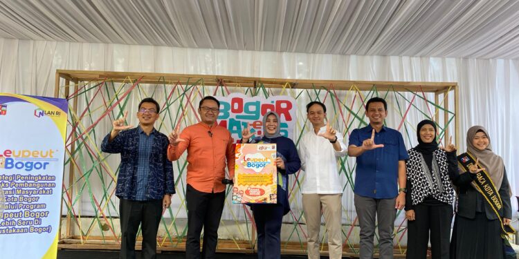 Leupeut Bogor Diresmikan Wali Kota Bogor, Bentuk Ekosistem Kolaborasi