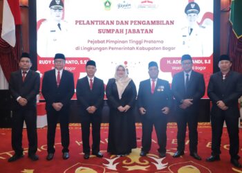 Bupati Lantik 7 Kepala Dinas di Kabupaten Bogor, 3 Diantaranya Promosi Jabatan