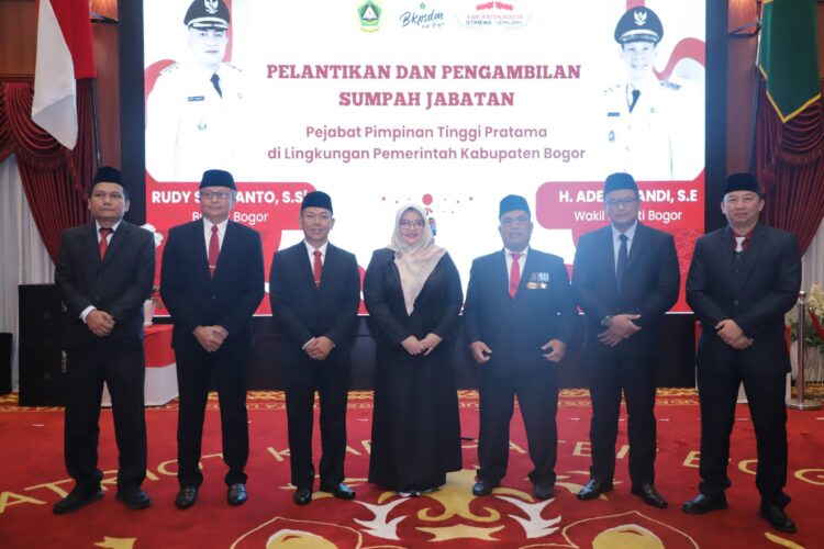 Bupati Lantik 7 Kepala Dinas di Kabupaten Bogor, 3 Diantaranya Promosi Jabatan