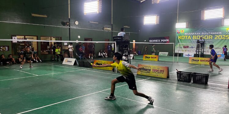 Berebut Juara, 454 Peserta Ikuti Kejuaraan Bulutangkis Kota Bogor 2025