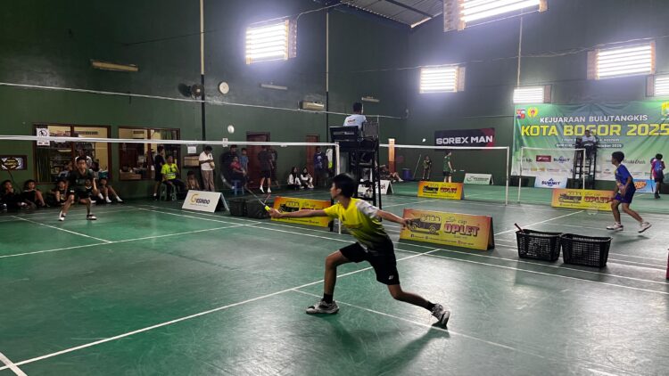 Berebut Juara, 454 Peserta Ikuti Kejuaraan Bulutangkis Kota Bogor 2025