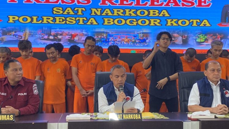 Sebulan! 33 Bandar dan Pengedar Narkoba di Kota Bogor Dibekuk Polisi, Ada yang Terancam Penjara Seumur Hidup