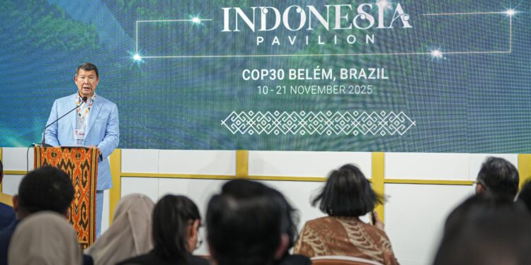 Hashim Djojohadikusumo Bareng Hanif Faisol Buka Peresmian Paviliun Indonesia di KTT COP30 Brasil
