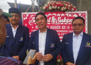 Nasdem Kabupaten Bogor Peringati HUT ke-14 di Kantor Baru, Konsisten Mengabdi untuk Bangsa