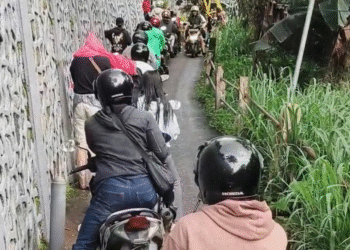 Jalan Sementara Batutulis Kembali Ditutup! Jalur Alternatif Dipadati Motor, Pengendara Dipaksa Antre