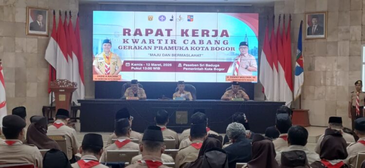 Rakercab Pramuka Kota Bogor 2026 Rumuskan Program Strategis, Dedie Rachim Tekankan Sinergi Pembangunan Daerah