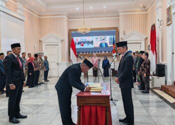 2 Direktur Perumda Tirta Pakuan Kota Bogor Dilantik, 1 Kursi Masih Kosong