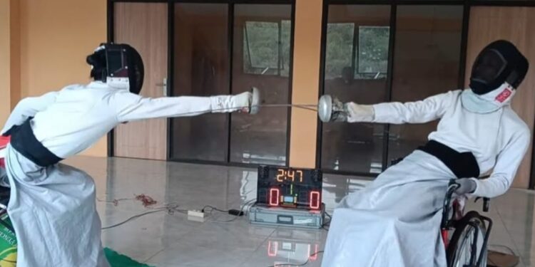 Perdana! Tim Anggar Kursi Roda Kabupaten Bogor Siap Cetak Atlet Nasional di Ajang Peparda VII Jabar 2026