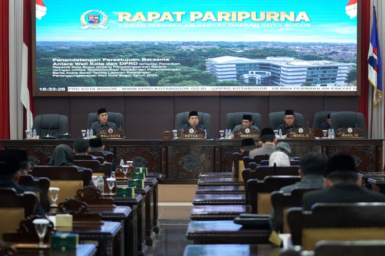 Rapat Paripurna, DPRD Kota Bogor Bentuk 3 Pansus, Plototi LKPJ 2025 hingga Tata Kelola Aset