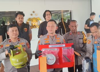 Negara Rugi Rp13,2 Miliar Perbulan! Polisi Bongkar Jaringan Pengoplos Gas Subsidi di Bogor, 3 Pelaku Diamankan