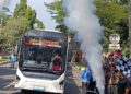 Kabupaten Bogor Luncurkan 4 Bus Listrik Gratis di Momen CFD, Uji Coba Berlaku Tiga Bulan