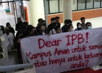 Koalisi Mahasiswa Peduli IPB Tuntut Rektor Tindak Tegas Pelaku Pelecehan Seksual di Lingkungan Mahasiswanya