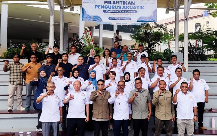 Pengurus Akuatik Kabupaten Bogor 2026-2030 Resmi Dilantik, Target Juara Umum Porprov Jabar 2026