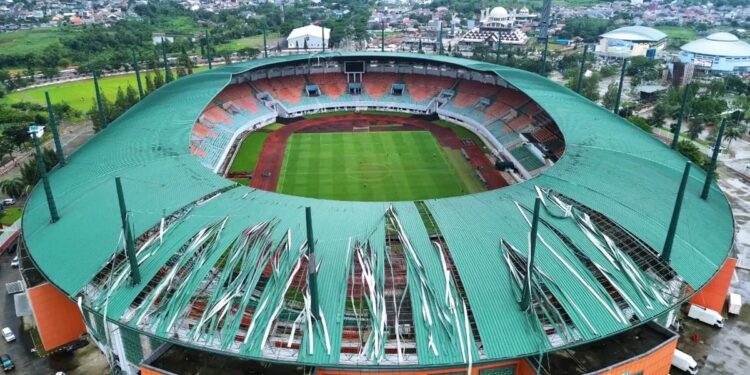 Stadion Pakansari Rusak Jelang Piala AFF 2026, Pemkab Bogor Guyur Rp10 Miliar untuk Perbaikan