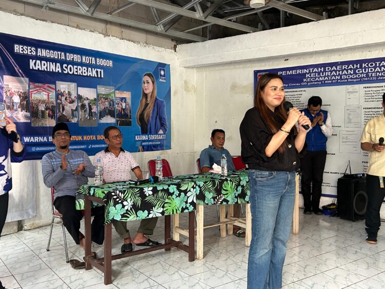 Karina Soerbakti Dengarkan Keluhan Warga Bogor Tengah, Janji Cari Solusi Terbaik