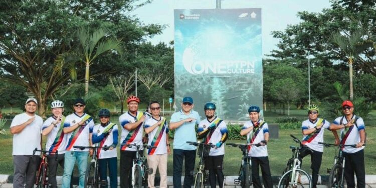 Holding Perkebunan Nusantara Dorong Efisiensi Energi melalui Gerakan Bike to Work PTPN IV Regional III