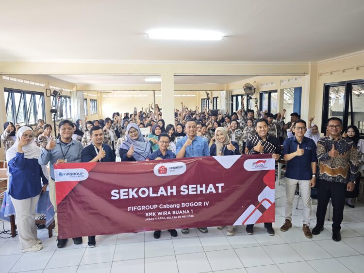 FIFGROUP Bogor IV Gelar Sekolah Sehat di SMK Wira Buana, Siswa Belajar PHBS hingga P3K