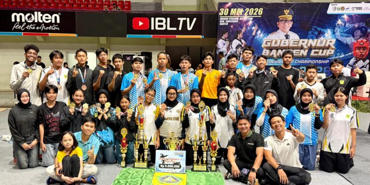 Luar Biasa! Taekwondo Kabupaten Bogor Sabet Juara Umum di Gubernur Banten Cup 2026: 13 Emas, 4 Perak dan 7 Perunggu