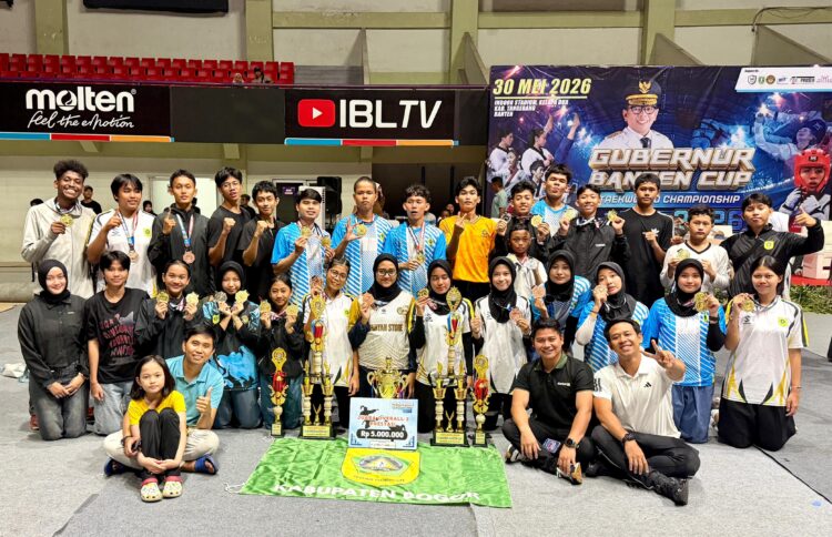 Luar Biasa! Taekwondo Kabupaten Bogor Sabet Juara Umum di Gubernur Banten Cup 2026: 13 Emas, 4 Perak dan 7 Perunggu