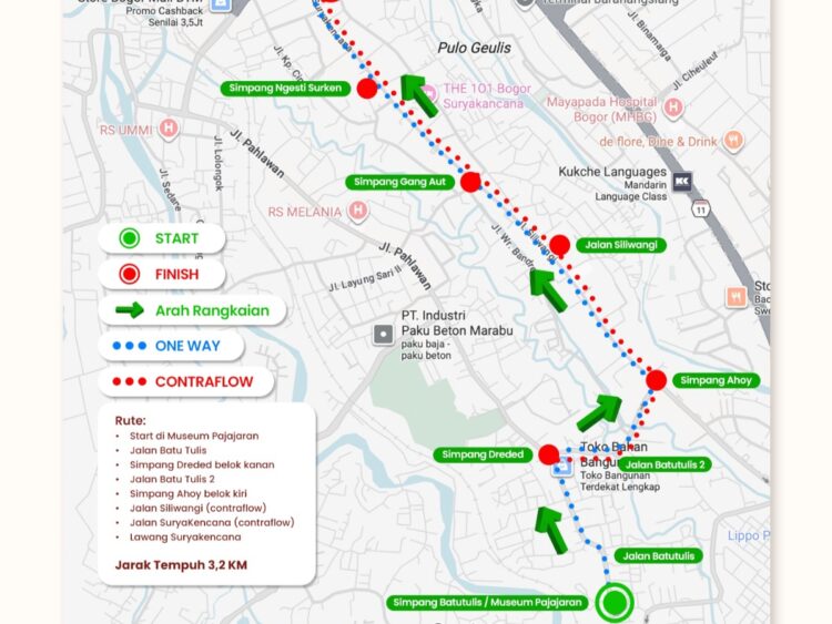 Bakal Dihadiri KDM! Satlantas Kerahkan 200 Personel Amankan Kirab Budaya di Bogor, Simak Rute dan Pengalihan Arusnya