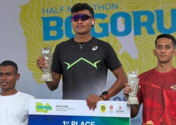 Keren! Atlet Triathlon Kabupaten Bogor Sabet Juara Pertama Bogor Run 2026, Jadi Modal Menuju Porprov Jabar