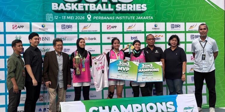 Selamat! Tim Basket Putri PPOPM Bogor Sabet Juara Perbanas 3 on 3 di Jakarta, Galaila Yahenzquita jadi MVP