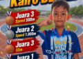 Keren! Muhammad Kairo Dzahin, Bocah asal Bogor Borong 4 Medali Kejurnas Sepatu Roda di Semarang
