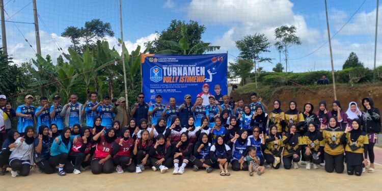 Semarak HJB ke-544, Karang Taruna Kabupaten Bogor Gelar Turnamen Voli Istimewa di Malasari