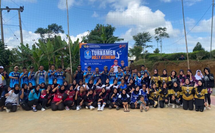 Semarak HJB ke-544, Karang Taruna Kabupaten Bogor Gelar Turnamen Voli Istimewa di Malasari