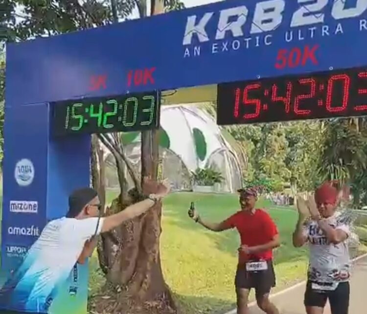 Tempuh 15 Jam, Iron Man Indonesia Sukses Taklukan Ulta Run 100 Km di Ajang KRB 200