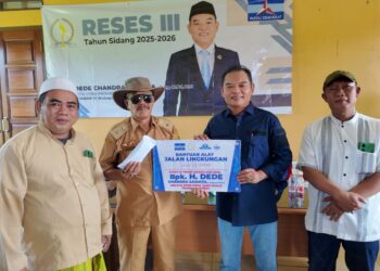 Desa Leuwibatu Terima 260 RTLH dan PISEW Rp1 Miliar, Dede Chandra Tambah Bantuan Jalan Lingkungan dan Sumur Bor