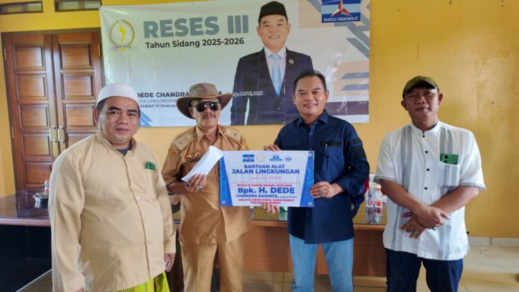 Desa Leuwibatu Terima 260 RTLH dan PISEW Rp1 Miliar, Dede Chandra Tambah Bantuan Jalan Lingkungan dan Sumur Bor