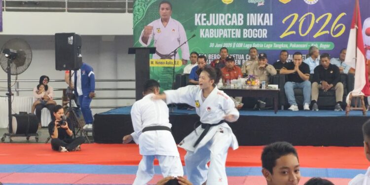 500 Karateka Ikuti Kejurcab INKAI Kabupaten Bogor, Atlet Terbaik Disiapkan Tembus Level Nasional