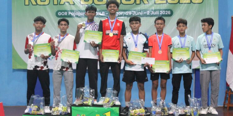Nagapasa Kembali Juara Umum Kejurkot PBSI Kota Bogor 2026, Borong 5 Medali Emas