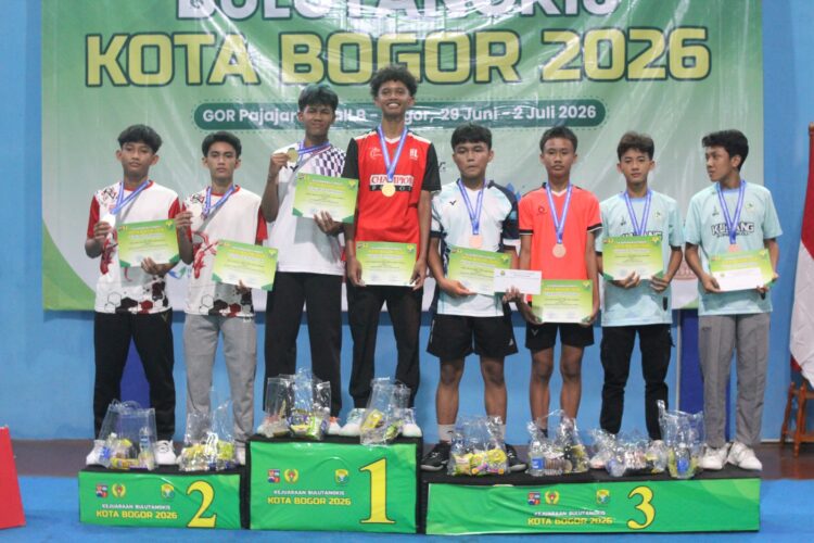 Nagapasa Kembali Juara Umum Kejurkot PBSI Kota Bogor 2026, Borong 5 Medali Emas