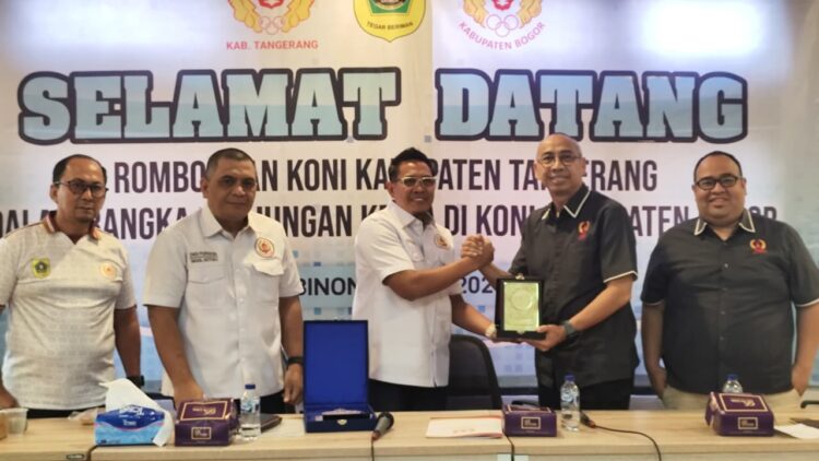 KONI Kabupaten Bogor jadi Rujukan, Kabupaten Tangerang Belajar Pembinaan Atlet dan Anggaran, Sepakat Gelar Sparing Atlet Jelang Porprov 2026