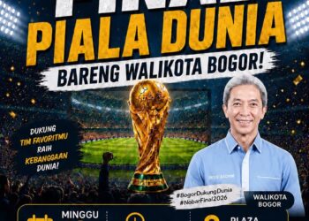 Nobar Final Piala Dunia Bareng Wali Kota, Ada 100 Doorprize dan Makan Gratis