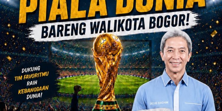 Nobar Final Piala Dunia Bareng Wali Kota, Ada 100 Doorprize dan Makan Gratis