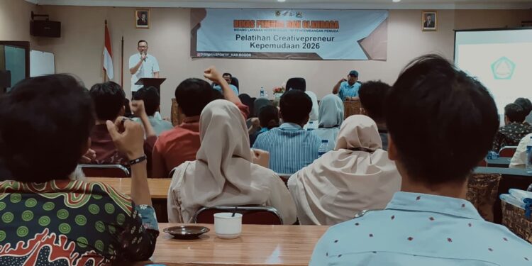 Dispora Kabupaten Bogor Cetak Wirausaha Muda Lewat Pelatihan Creativepreneur