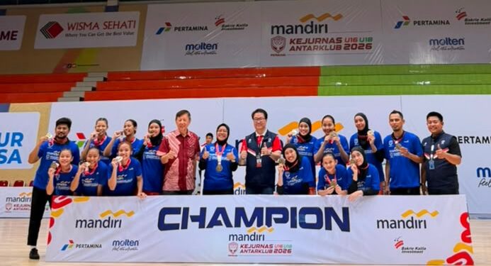 Satria Karadenan Bogor Juara Kejurnas Basket Antarklub U18 Putri 2026, Sapu Bersih Semua Pertandingan