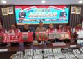 Ratusan Ribu Butir OKT Ilegal Disita, Polresta Bogor Kota Bongkar Gudang Penyimpanan Obat Terlarang