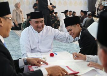 Bupati Bogor Rudy Susmanto Hadiri Nikah Massal, Sampaikan Pesan Menyempurnakan Separuh Agama