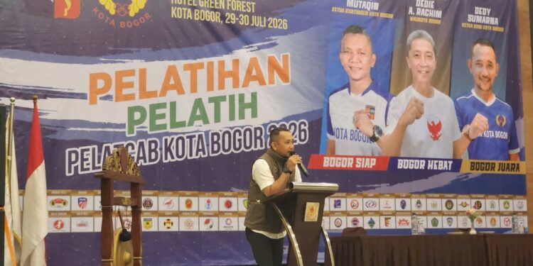 Kejar 100 Medali Emas di Porprov Jabar 2026, KONI Kota Bogor Gembleng Para Pelatih
