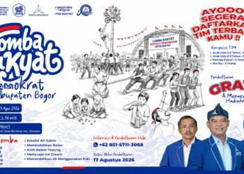 Catat Tanggalnya! Dari Balap Karung hingga Panjat Pinang, Lomba Rakyat Demokrat Siapkan 9 Permainan di Bogor