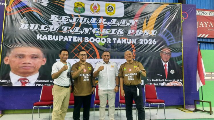 200 Atlet Bulutangkis Berebut Gelar Juara di Kejurkab PBSI Kabupaten Bogor 2026