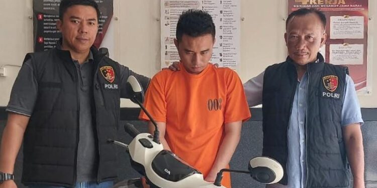 Hadeuh! Pria di Gunungputri Diduga Curi Motor hingga Barang Berharga Teman Sendiri, Hasil Penjualan Dipakai Judi Online