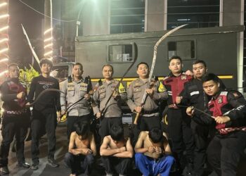 Tawuran di Cibinong Bogor: 3 Remaja Diamankan, 7 Celurit Disita