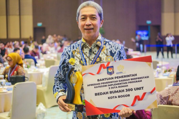Pemkot Bogor Raih Penghargaan Implementasi Program 3 Juta Rumah dari Kemendagri dan Kementerian PKP