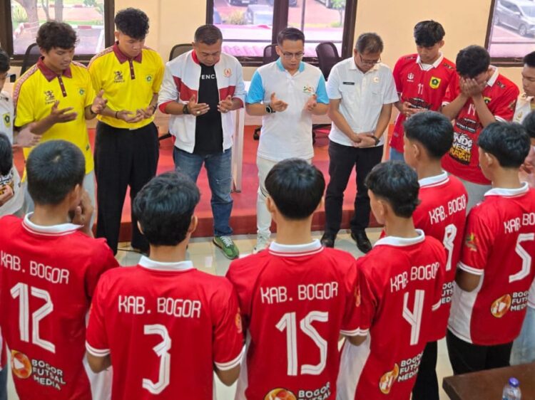 KONI Kabupaten Bogor Lepas Tim Futsal U-17 ke Kejurda Jabar 2026, Bidik Gelar Juara