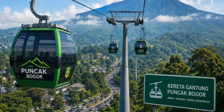 Kereta Gantung Bakal Hadir di Puncak Bogor? Ini Rencana Pemkab Bogor